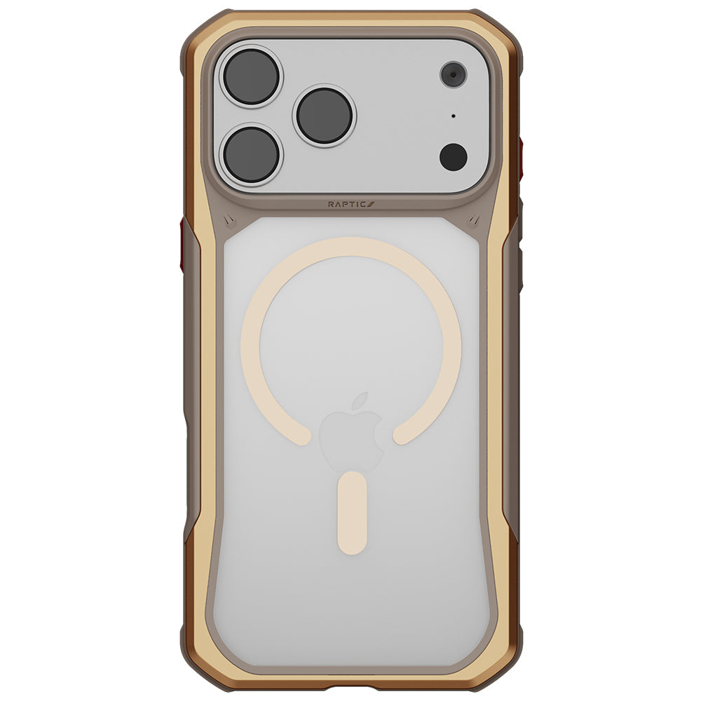 Apple iPhone 18 Pro Max Kılıf  M-Safe Şarj Özellikli Raptic Shield Evo Serisi Airbagli Kapak