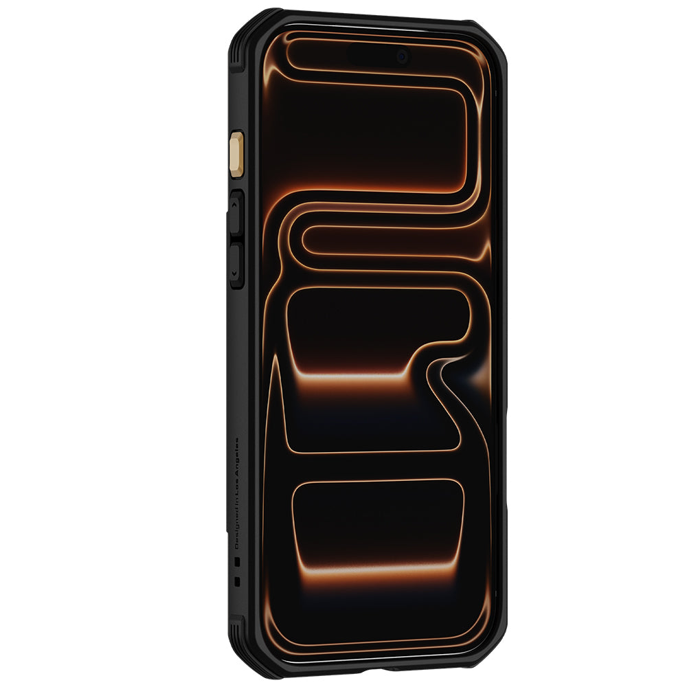 Apple iPhone 18 Pro Kılıf  M-Safe Şarj Özellikli Raptic Shield Evo Serisi Airbagli Kapak Siyah