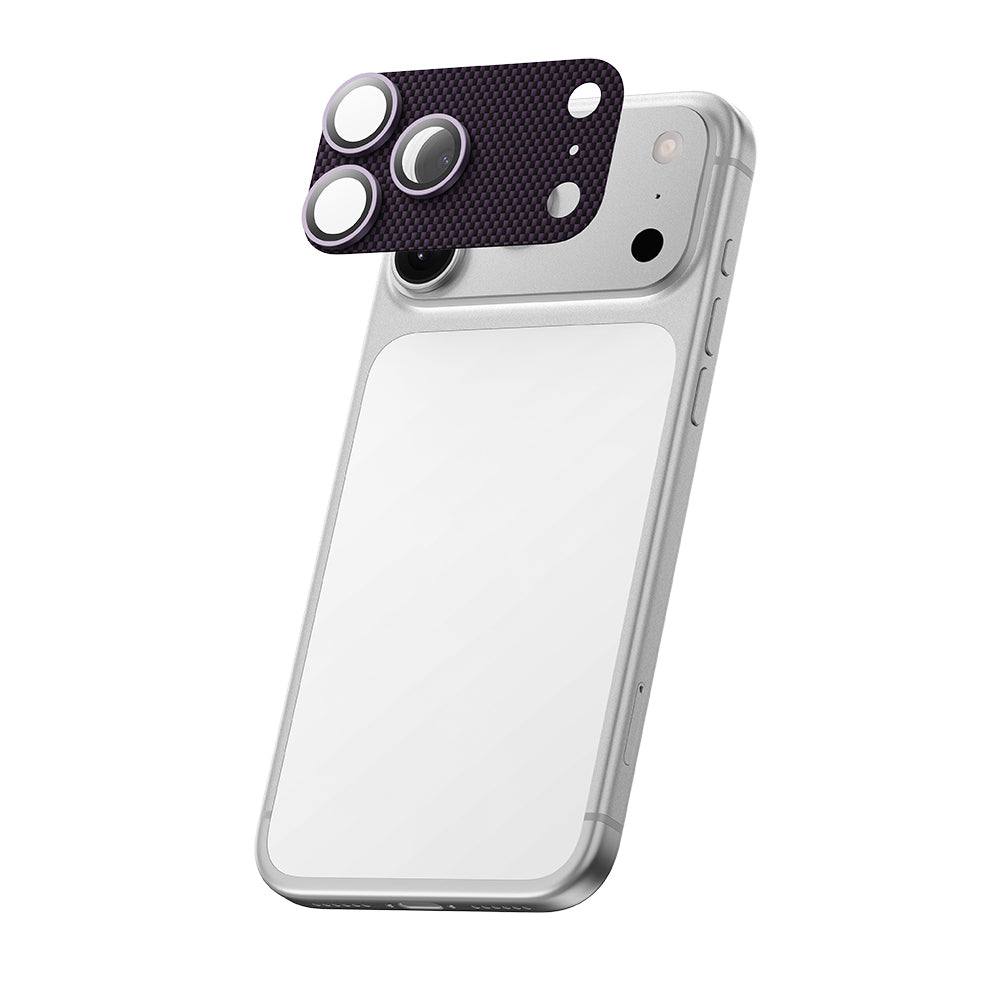 Apple iPhone 18 Pro Max Raptic Aramid Serisi Karbon Kamera Lens Koruyucu