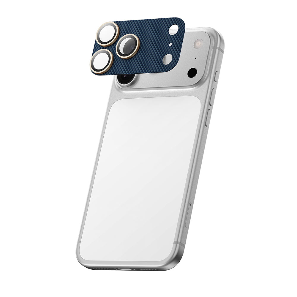 Apple iPhone 18 Pro Max Raptic Aramid Serisi Karbon Kamera Lens Koruyucu