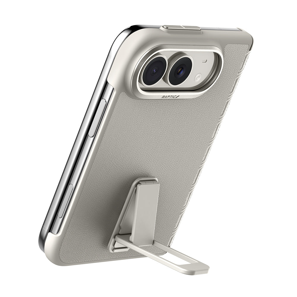 Apple iPhone Duo Kılıf Raptic Urban Trifold Serisi Standlı Kapak Beyaz