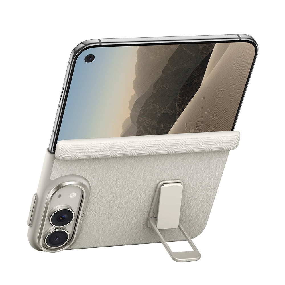 Apple iPhone Duo Kılıf Raptic Urban Trifold Serisi Standlı Kapak Beyaz