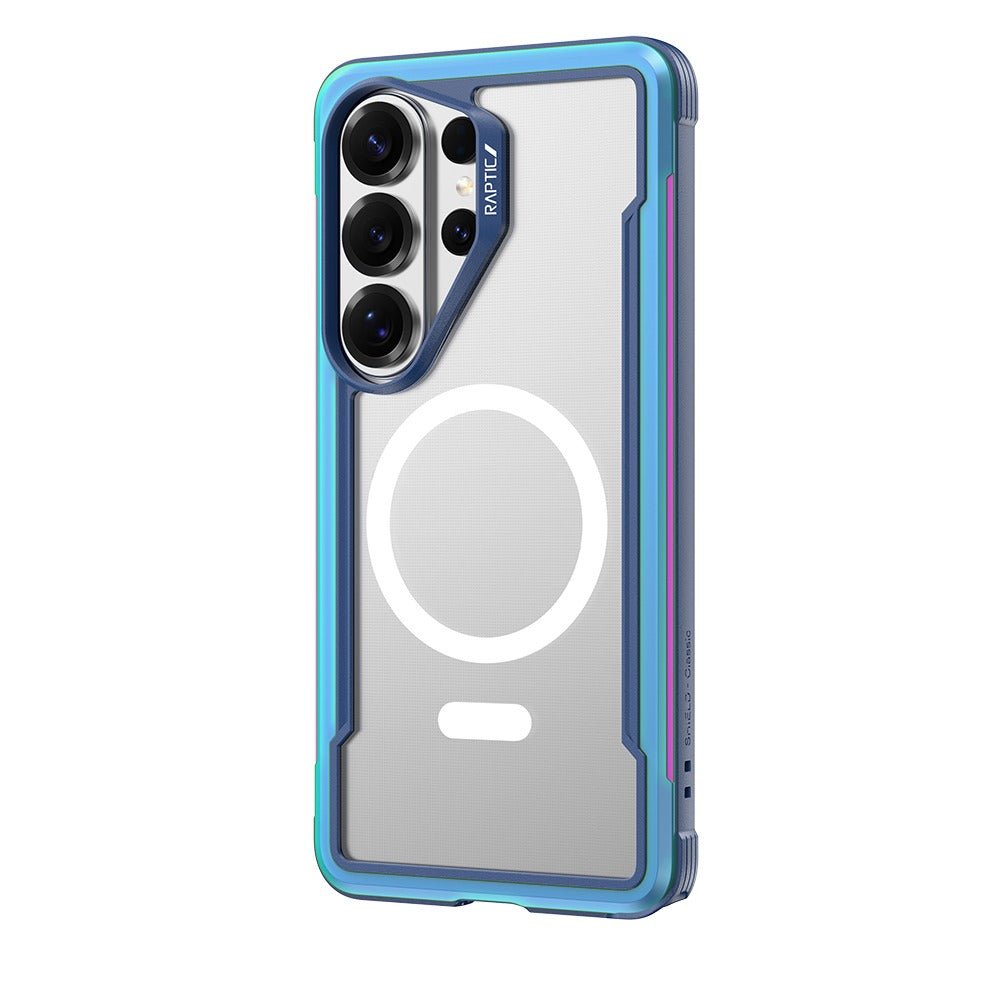 Galaxy S26 Ultra Kılıf M - safe Şarj Özellikli Airbagli Raptic Shield Serisi Şeffaf Arka Yüzey Kapak - raptic