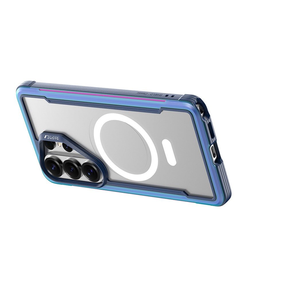 Galaxy S26 Ultra Kılıf M - safe Şarj Özellikli Airbagli Raptic Shield Serisi Şeffaf Arka Yüzey Kapak - raptic