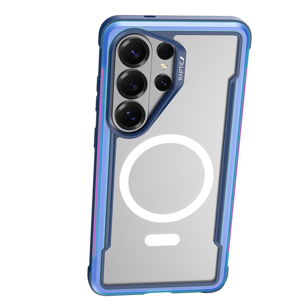 Galaxy S26 Ultra Kılıf M - safe Şarj Özellikli Airbagli Raptic Shield Serisi Şeffaf Arka Yüzey Kapak - raptic