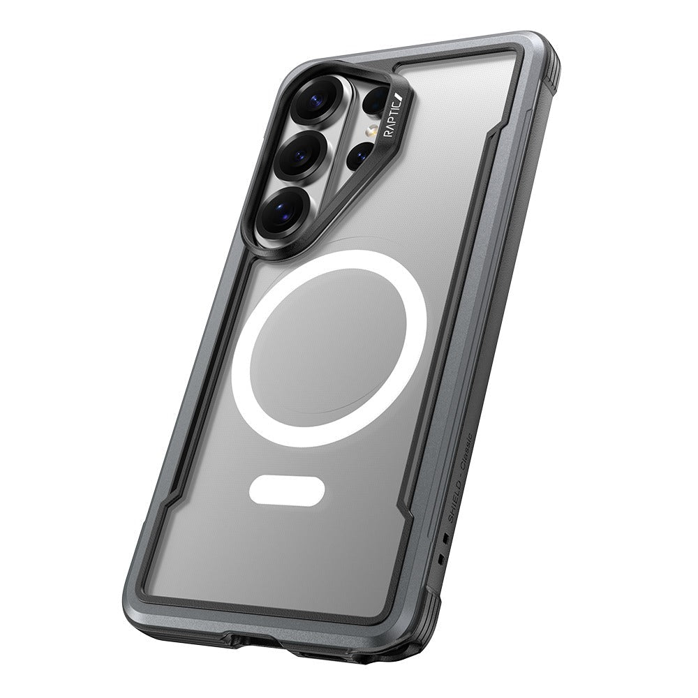 Galaxy S26 Ultra Kılıf M - safe Şarj Özellikli Airbagli Raptic Shield Serisi Şeffaf Arka Yüzey Kapak - raptic