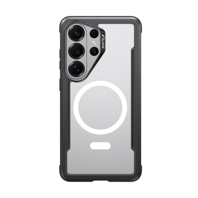 Galaxy S26 Ultra Kılıf M - safe Şarj Özellikli Airbagli Raptic Shield Serisi Şeffaf Arka Yüzey Kapak - raptic