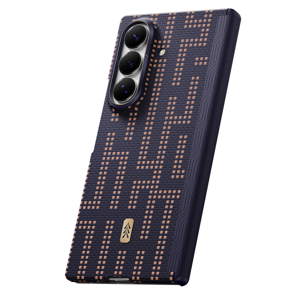 Galaxy Z Fold 8 Ultra Kılıf M-safe Şarj Özellikli Raptic Aramid SkinPro Serisi Karbon Kapak