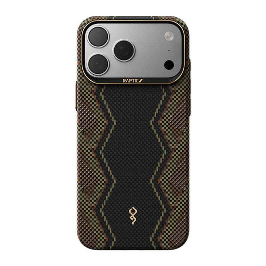 Apple iPhone 17 Pro Max Kılıf M-safe Şarj Özellikli Raptic Aramid Skin Scepter Serisi Kapak
