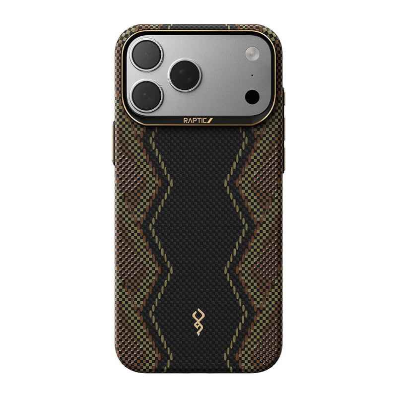 Apple iPhone 17 Pro Kılıf M-safe Şarj Özellikli Raptic Aramid Skin Scepter Serisi Kapak