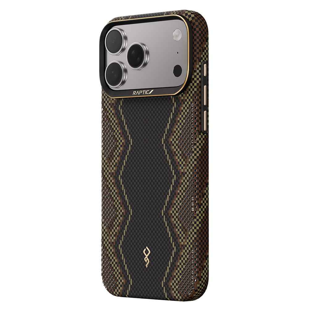 Apple iPhone 17 Pro Kılıf M-safe Şarj Özellikli Raptic Aramid Skin Scepter Serisi Kapak