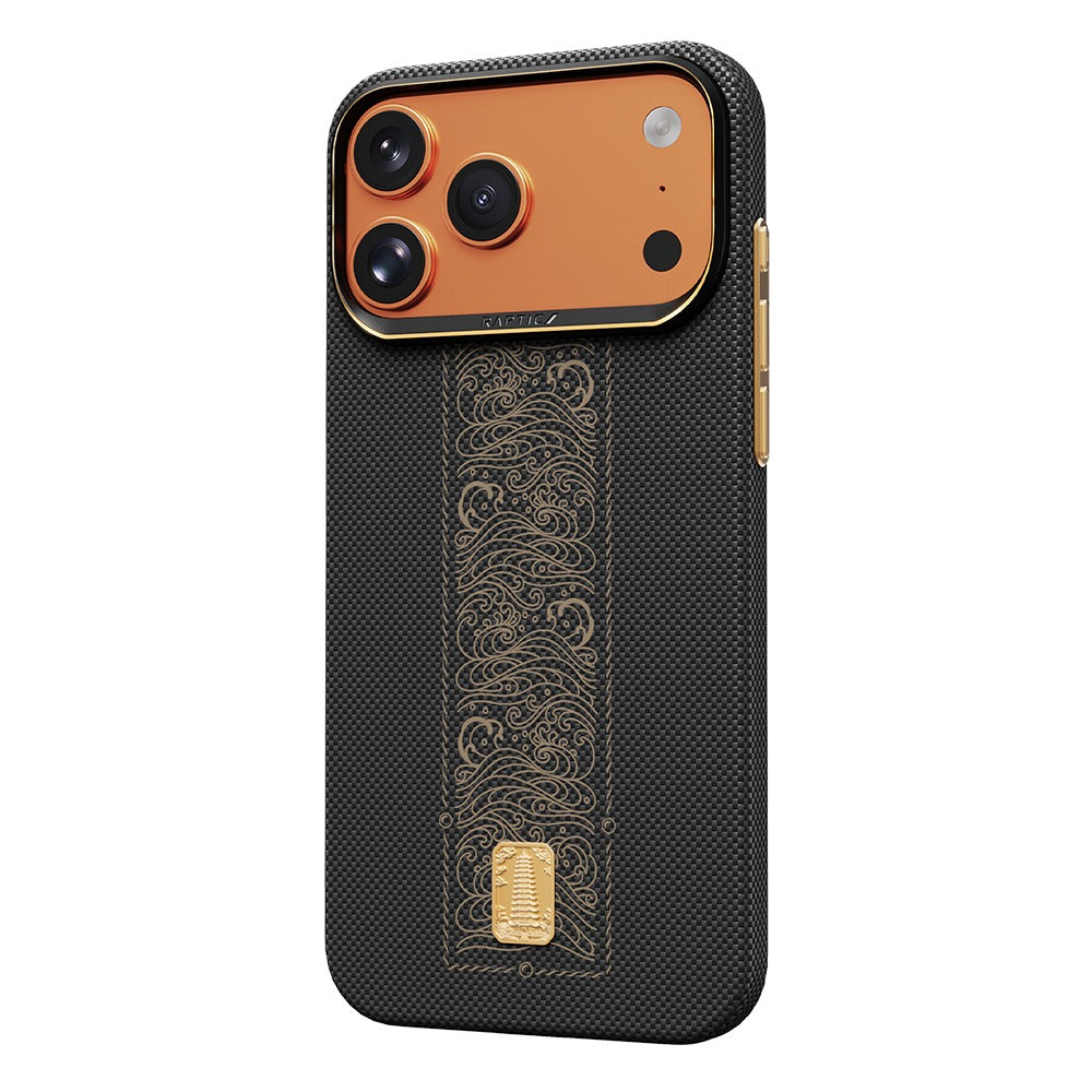 Apple iPhone 17 Pro Kılıf M-safe Şarj Özellikli Raptic Aramid Skin Rise Serisi Kapak