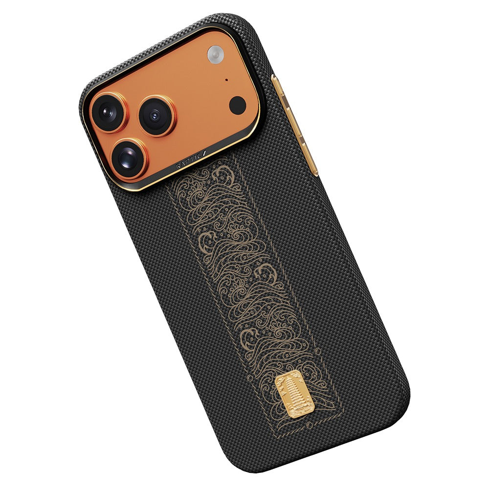 Apple iPhone 17 Pro Max Kılıf M-safe Şarj Özellikli  Raptic Aramid Skin Rise Serisi Kapak