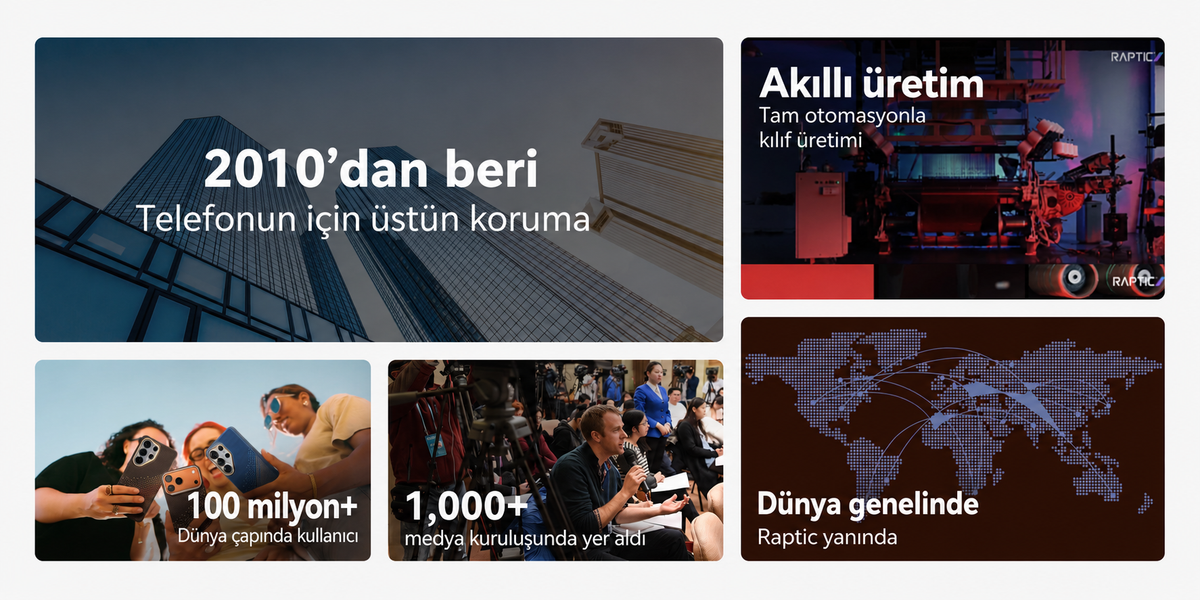 Raptic hakkında: 2010'dan beri telefonun için üstün koruma